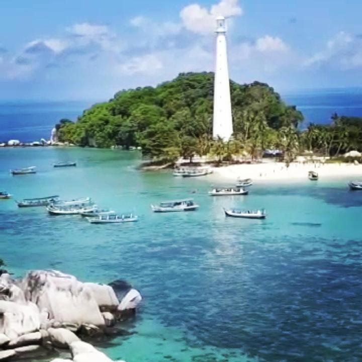 Belitung Backpacker Lägenhet Tanjung Pandan Exteriör bild