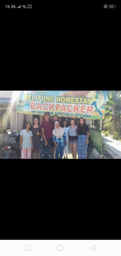 Belitung Backpacker Lägenhet Tanjung Pandan Exteriör bild